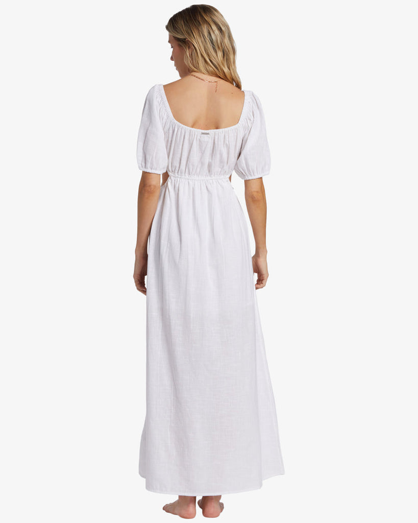 billabong white maxi dress On The Coast Dress-Salt Crystal fitting cotton / elastane COLOR:CORAL CL_inv_8.6646 Christina Wu Bridesmaid Dress