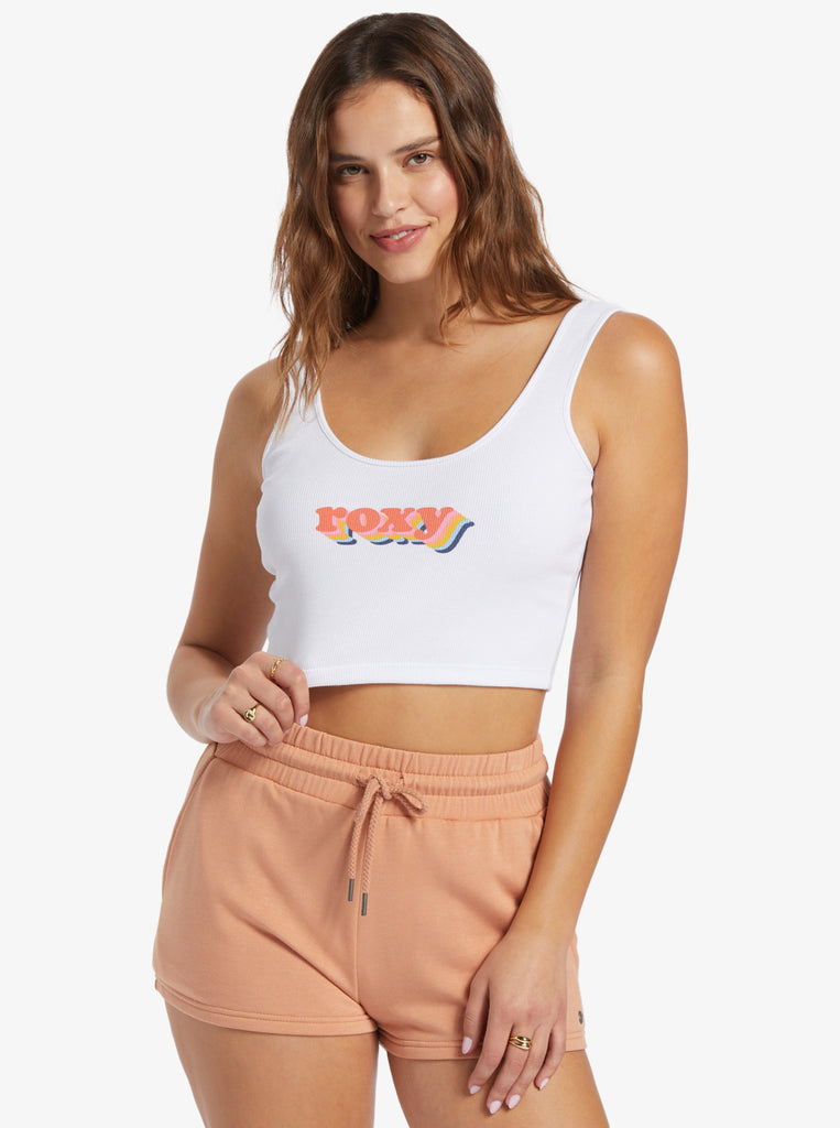 Roxy Retro Roxy Stack Tank-Snow White — REAL Watersports
