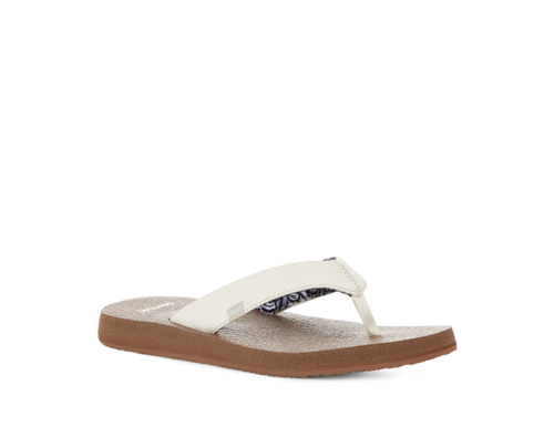 Sanuk Yoga Mat Sandal-White