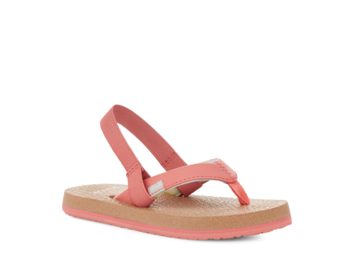 Sanuk Kids Yoga Mat Sandal-Coral