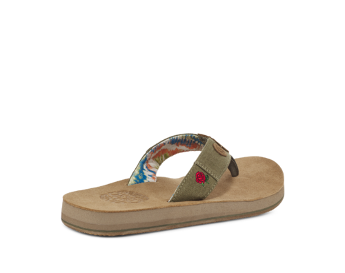 Sanuk Not Fraid ST x Grateful Dead Sandal-Olive
