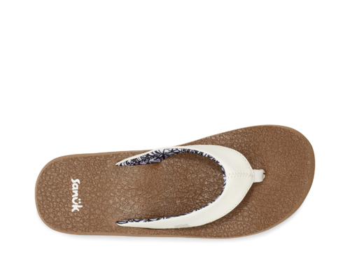 Sanuk Yoga Mat Sandal-White