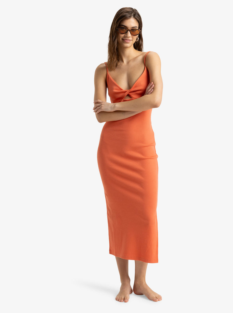 Roxy Wavey Lady Dress-Apricot Brandy  REAL Watersports