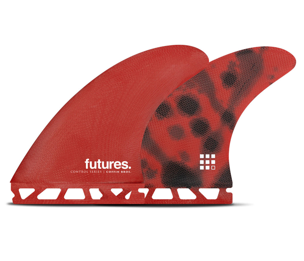スーパーセール タイムセール 時間 Futures Coffin Set-Red/Black Fin Tri Series Control Bros サーフィン・ボディボード