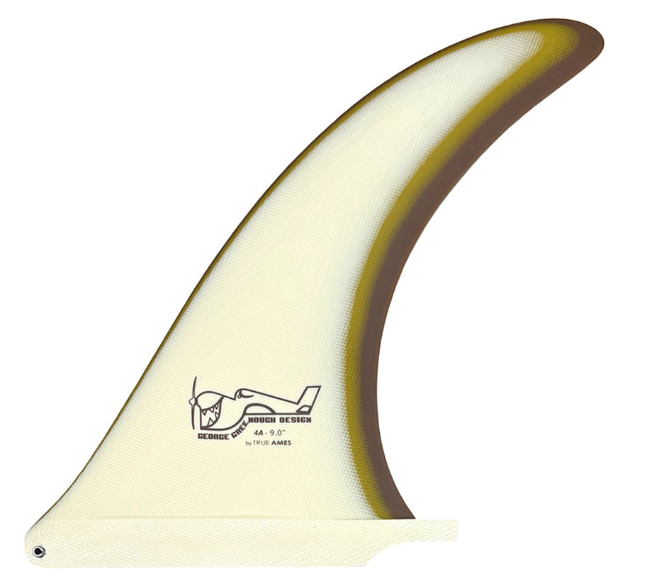 サーフィン・ボディボード TRUE AMES E GREENOUGH 4A 7.5 True Ames Greenough 4-A Fiberglass Single Fin-Sandbar — REAL