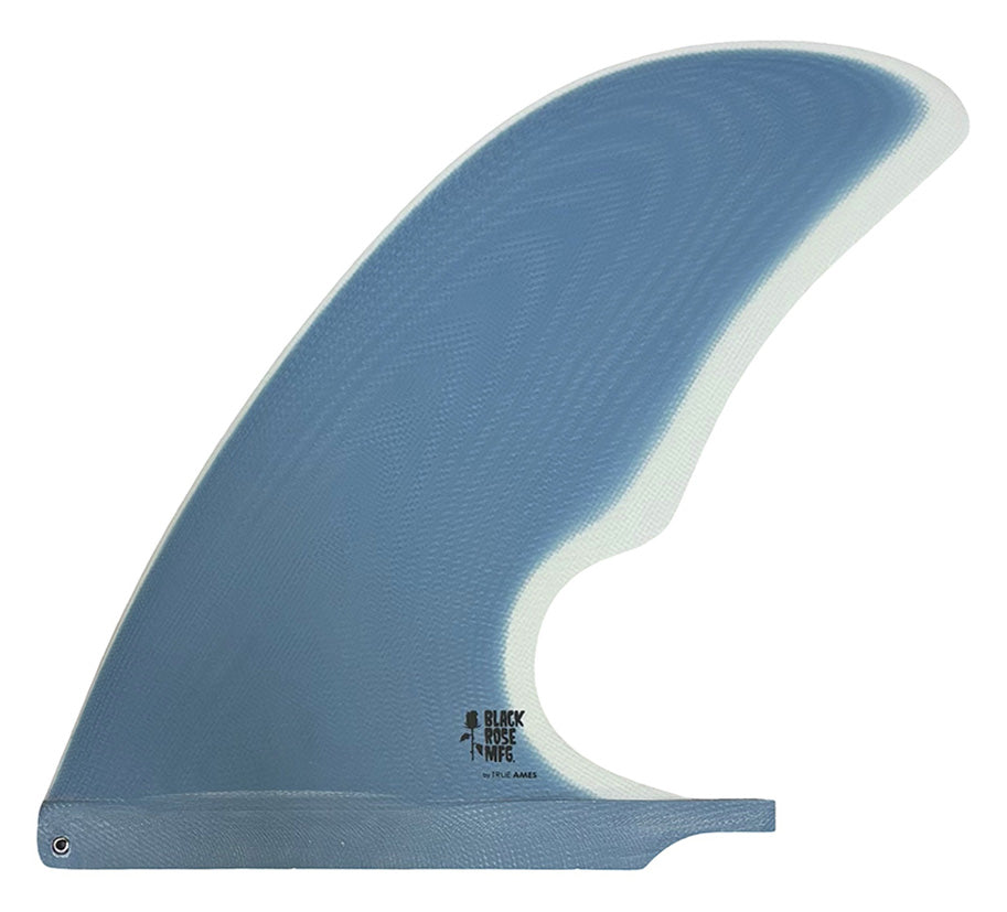 True Ames Justin Quintal Cutty Fiberglass Single Fin-Blue — REAL