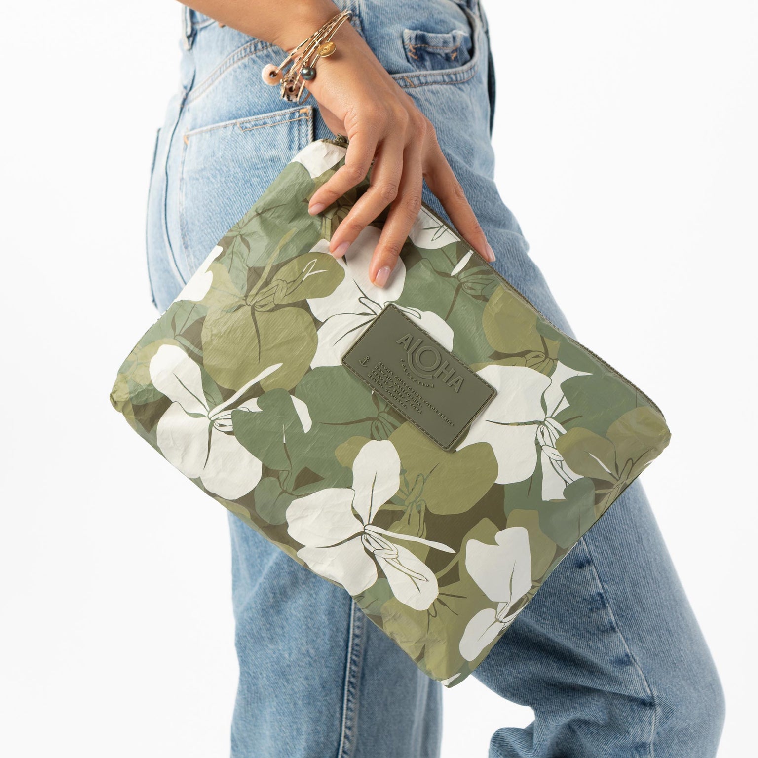 Aloha Collection Mid Ginger Camo Pouch-Scope/Olive – REAL Watersports