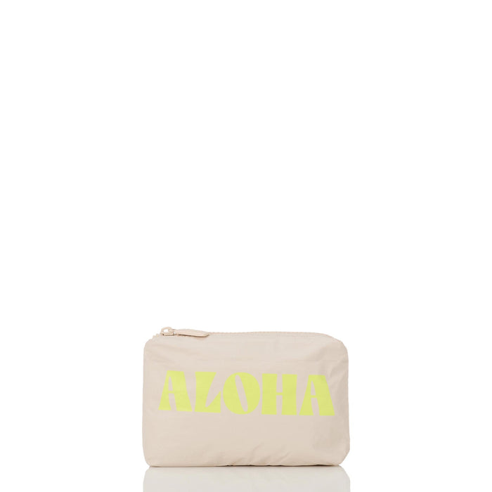 Aloha Collection Retro Aloha Mini Pouch-Highlighter/Sandstone