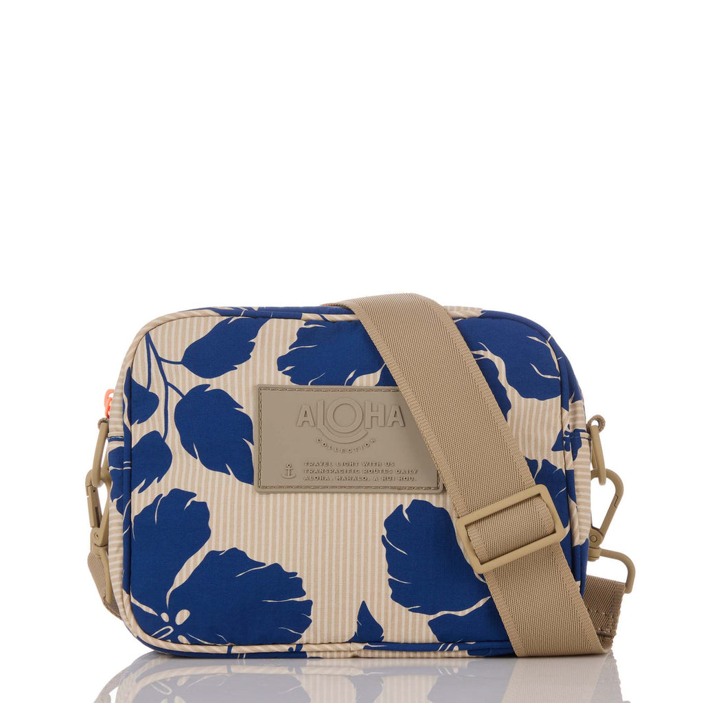 ALOHA　COLLECTION／ショルダーバック Aloha Collection Salina Tiny Stripe Le Tour Bag-Navy — REAL