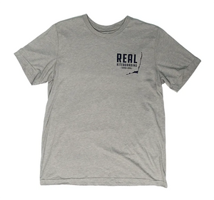 REAL Spot Check Tee-Athletic Grey Triblend