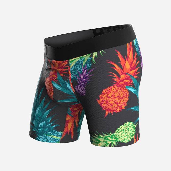 BN3TH Pro Agua X Print Boxer Brief-Pinacolada Storm
