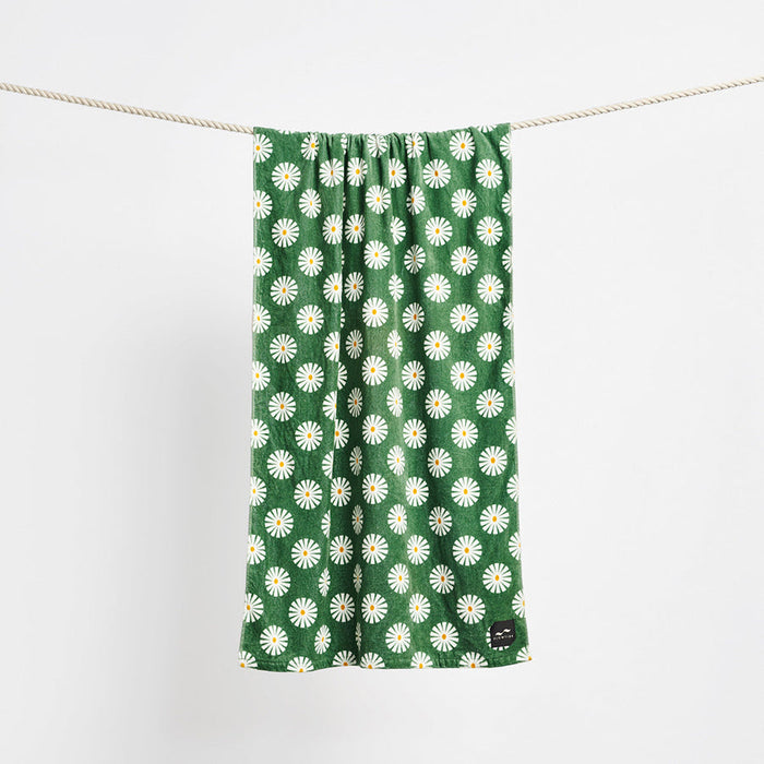 Slowtide Sun Dazed Beach Towel-Green