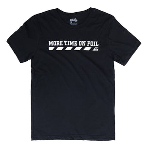 REAL More Time On Foil Tee-Black