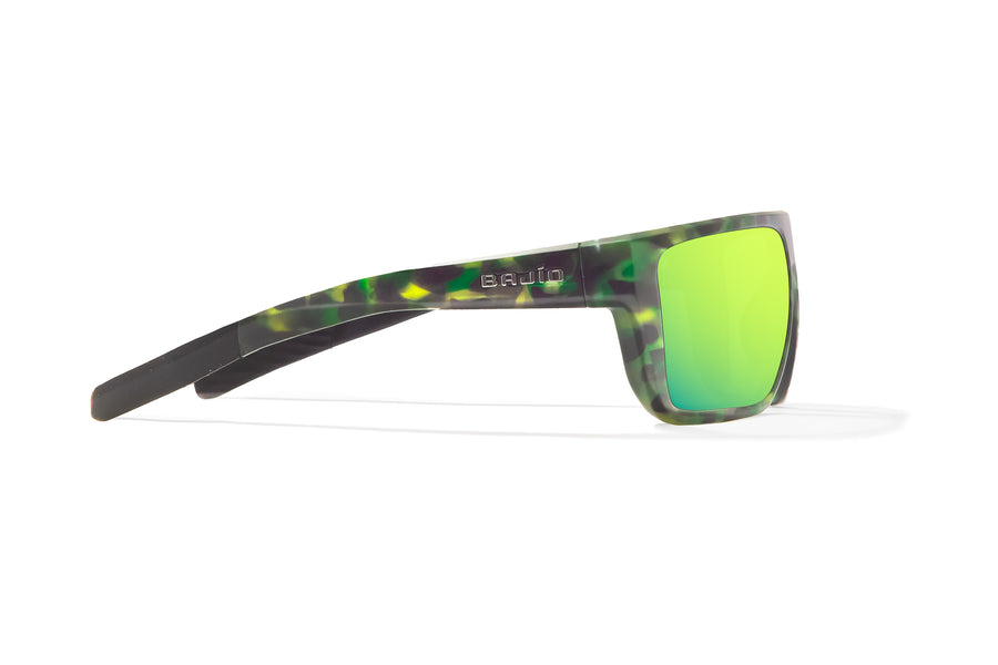 Bajio Zapata Sunglasses-Green Water Matte/Green Mirror Glass