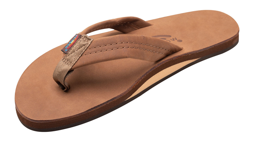 Rainbow M's Single Layer Leather Sandal-Redwood — REAL Watersports