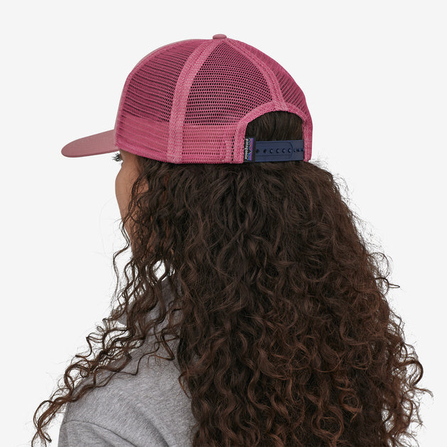 Patagonia P-6 Logo Trucker Hat-Light Star Pink