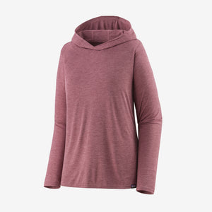 Patagonia Cap Cool Daily Hooded L/S Tee-Evening Mauve - Light Evening Mauve X-Dye