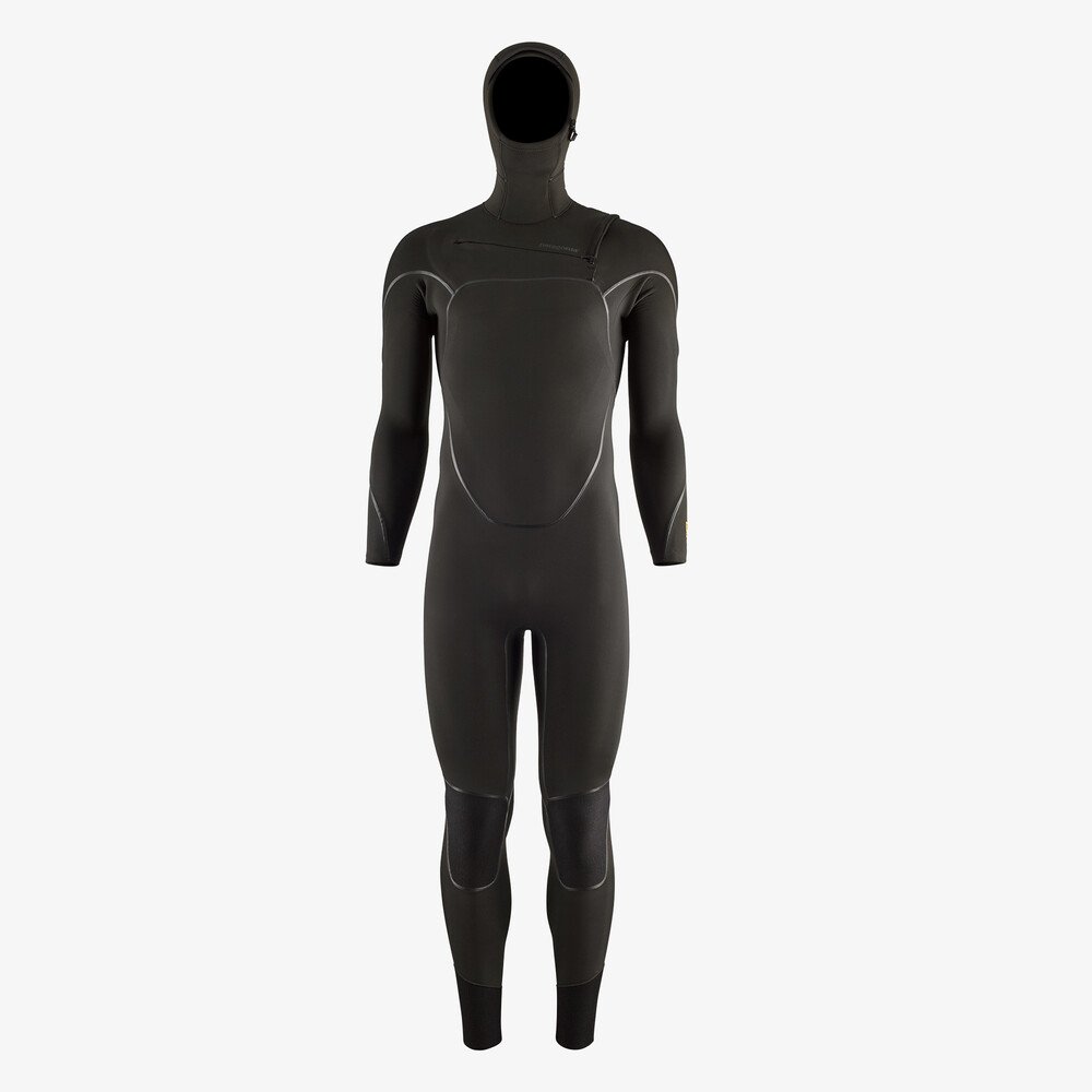 Patagonia M's R3 Yulex FZ Hooded Wetsuit-Black — REAL Watersports