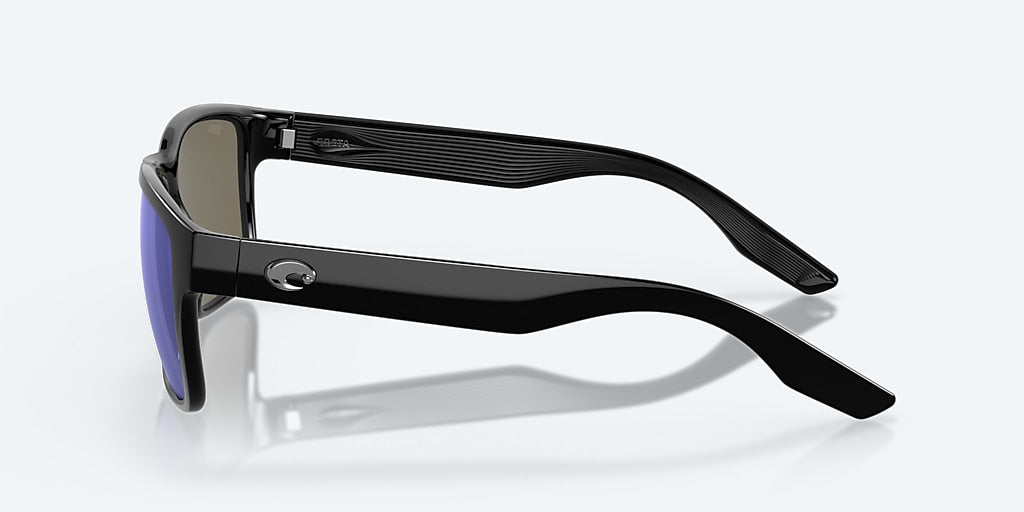 Costa Paunch Sunglasses-Black/Blue Mirror 580G — REAL Watersports