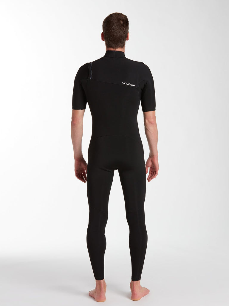 サーフィン・ボディボード Volcom Modulator 2/2mm Full wetsuit Volcom Modulator 2mm S/S Wetsuit-Black — REAL Watersports