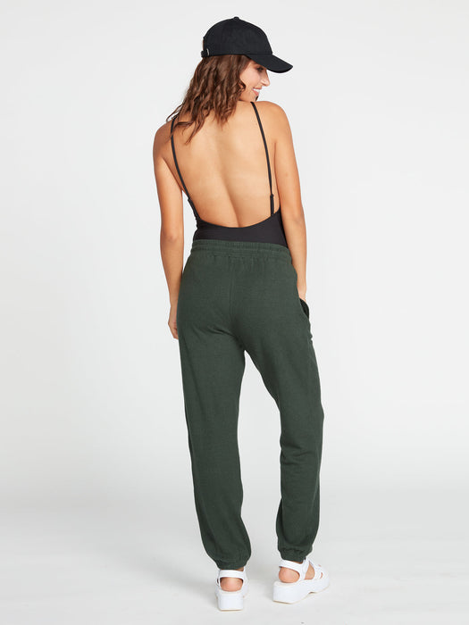 Volcom Lil Fleece Pants-Dark Pine