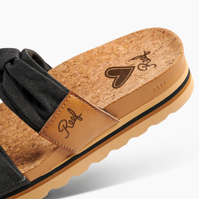 REEF Knotty Vista Hi Sandal-Dusty Black