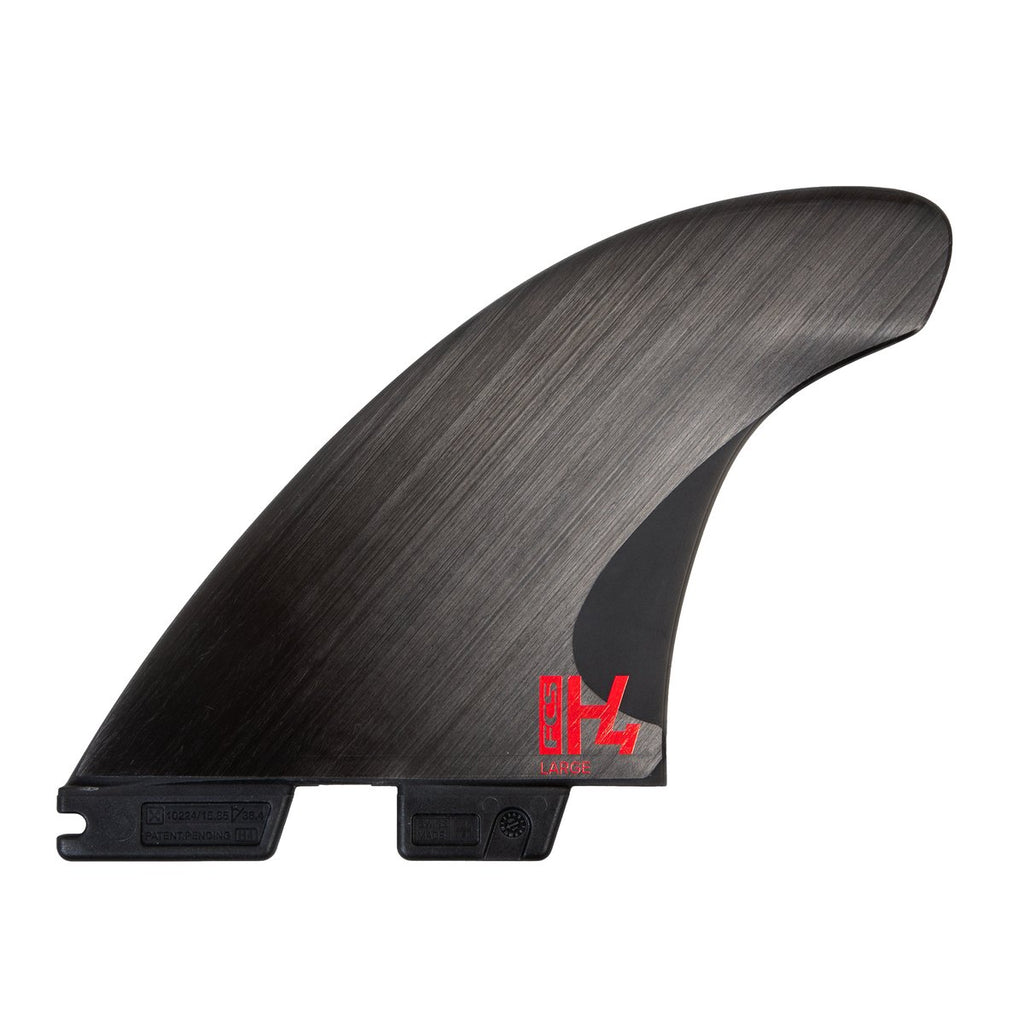 FCS Ⅱ H4 FIN トライセット FCS II H4 Tri Fin Set-Smoke-Medium — REAL Watersports