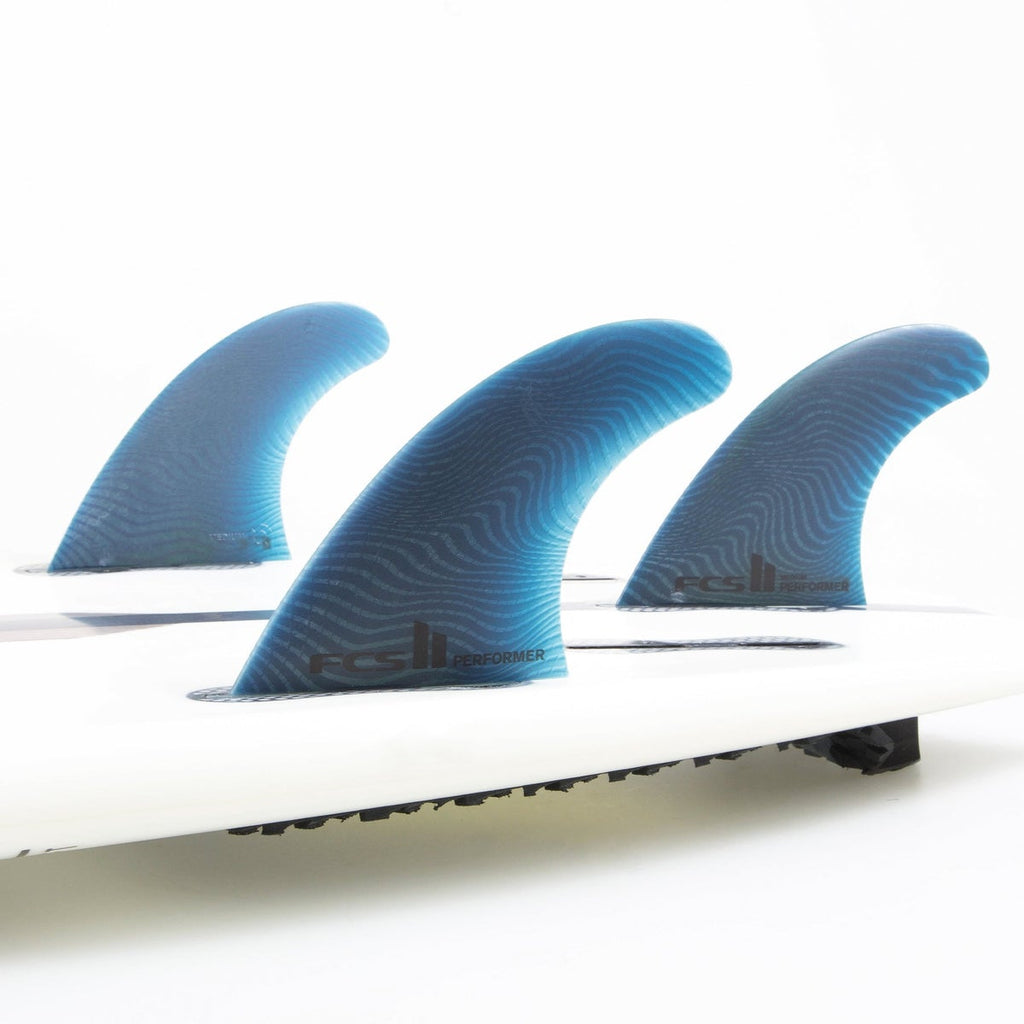 FCS Performer Eco Neo Glass Tri Fin Set-Pacific-X-Small — REAL