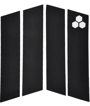 Channel Islands 4 Piece Front Traction Pad-Black