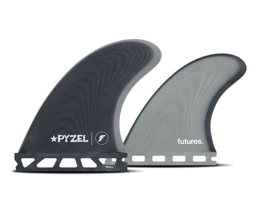 Futures Pyzel Padillac Fiberglass Quad Fin Set-Blue/Grey