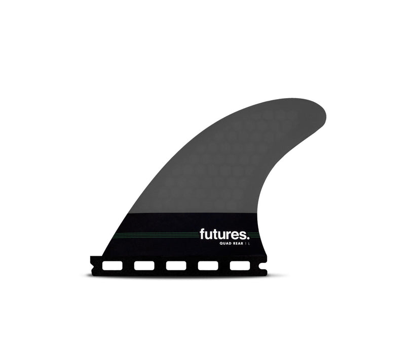 Futures Neutral Honeycomb Quad Rear Fin Set-Grey-Large