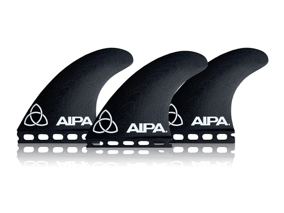 NVS Aipa Lolo Apex Tri Fin Set-Black-Medium