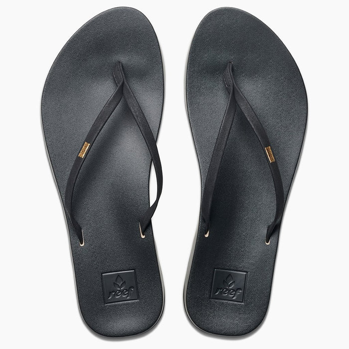 REEF Cushion Slim Sandal-Black