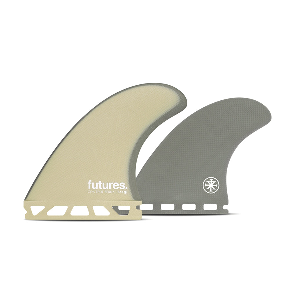 Futures EA Control Series Quad Fin Set-Sandy-Medium — REAL Watersports