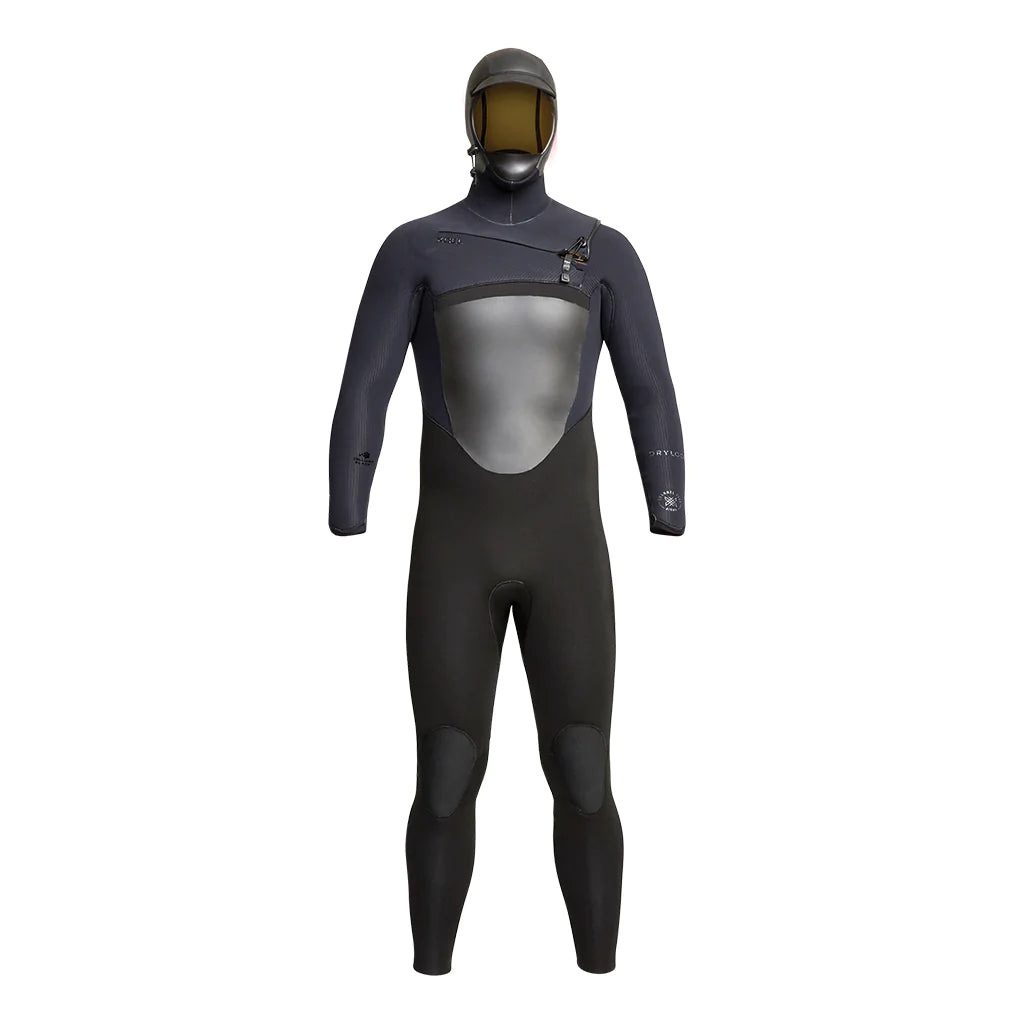 Xcel Drylock Hooded 4/3mm Wetsuit-Black — REAL Watersports Xcel Drylock Hooded 4/3mm Wetsuit-Black — REAL Watersports