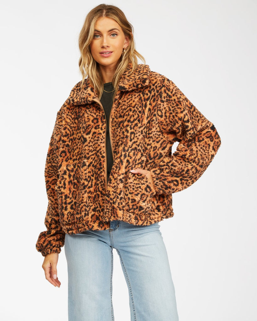 Billabong on sale leopard jacket