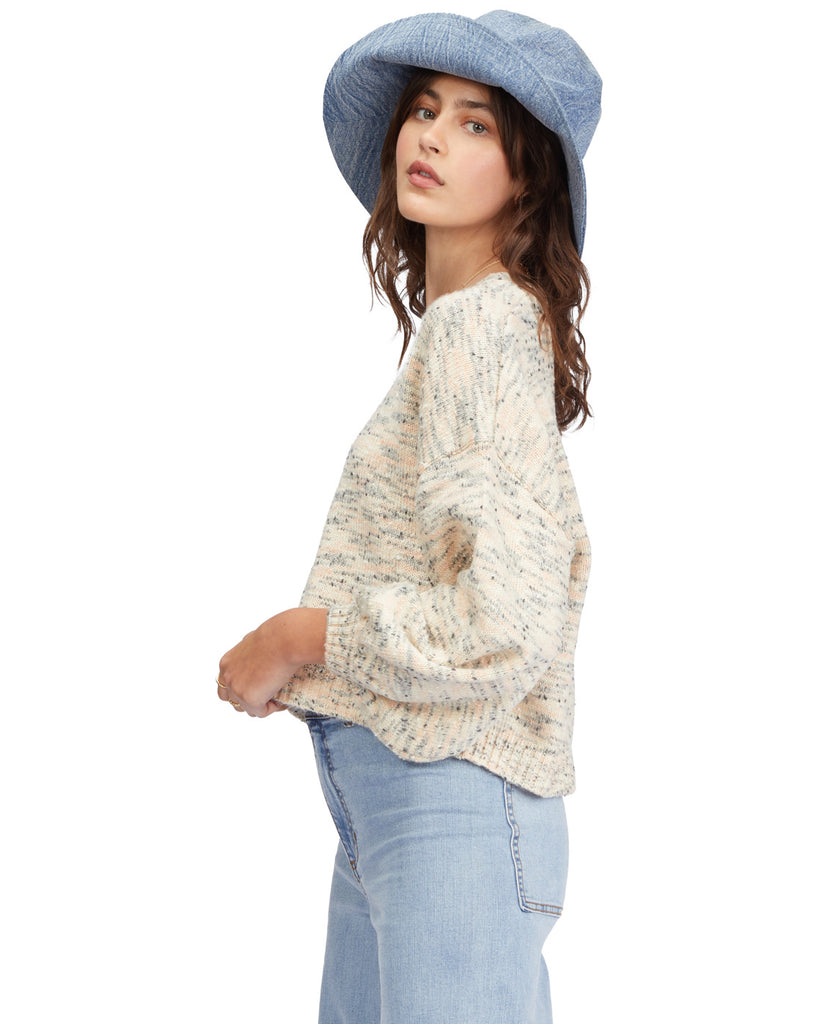 Billabong Party Waves Sweater Antique White REAL Watersports