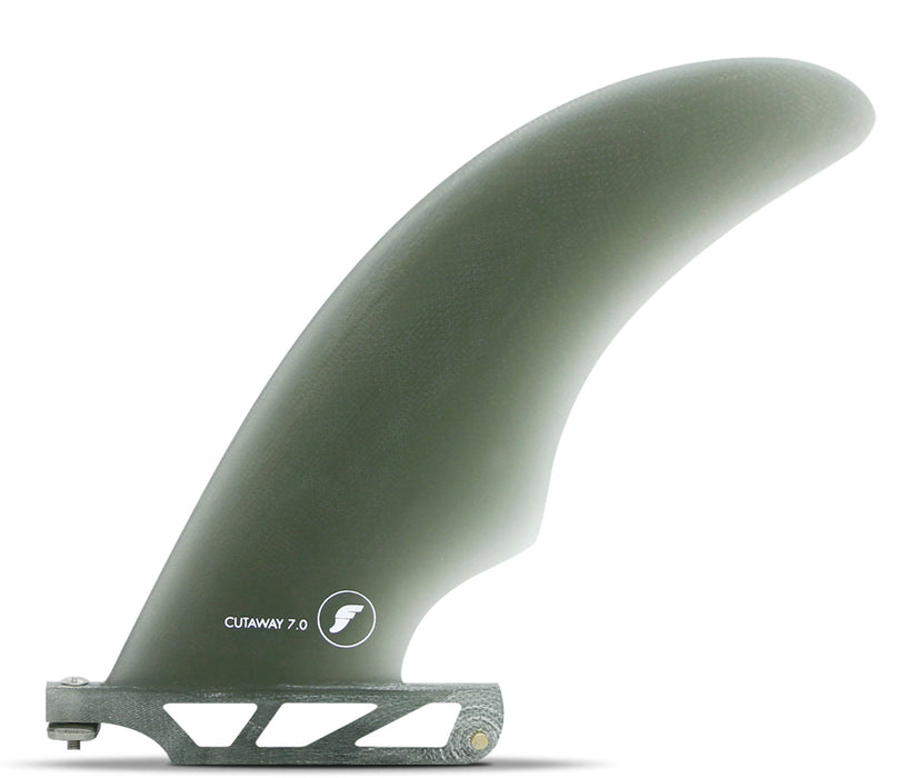 Futures Cutaway Single Fin-Smoke-7"