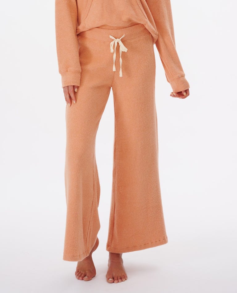 Rip Curl Cozy Wide Leg Pants-Clay Marle — REAL Watersports