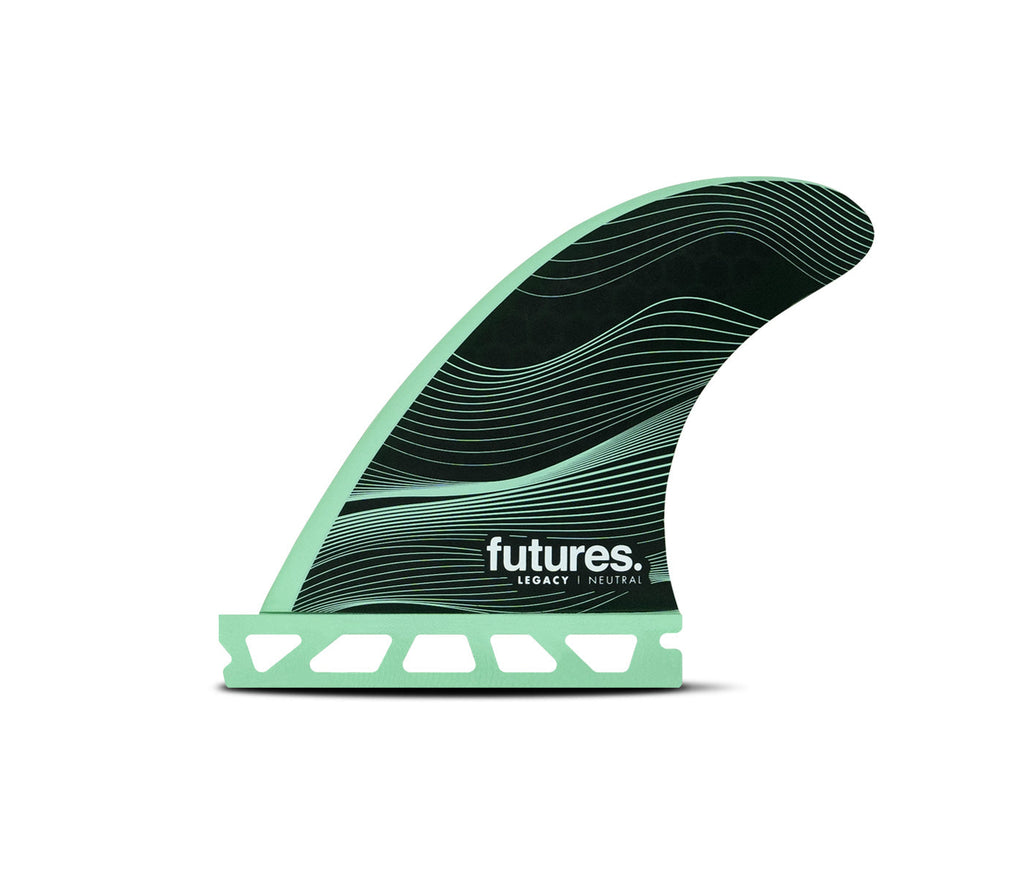 Futures F3 Legacy Tri Fin Set-Green-X-Small — REAL Watersports