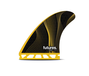 Futures P8 Legacy Tri Fin Set-Yellow-Large