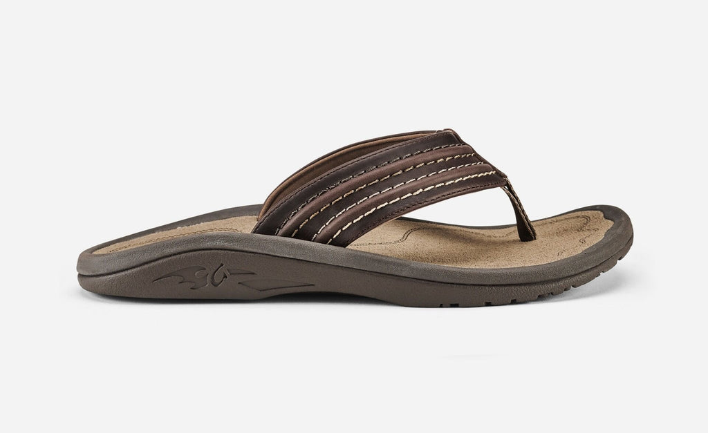 Olukai Hokua Ale Sandal Dark Wood Clay REAL Watersports
