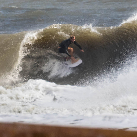Oliver Kurtz Surfing Cape Hatteras