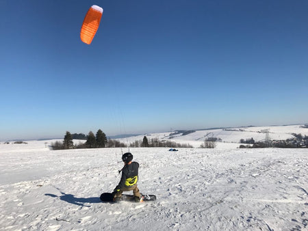 How to "Take" a Session | Snow kiting Czech Republic