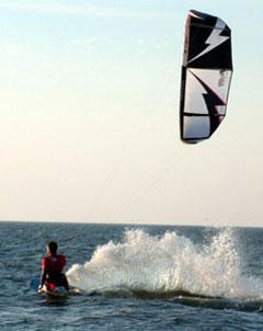 Kiteboarding in Big Winds
