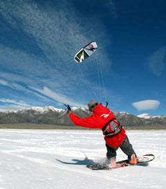 Mammoth Kite Daze snowkiting contest goes off!