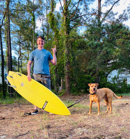 Quiver building with REAL Surfboard Giveaway winner Kevin Reinertson ⚔️