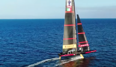 AC75 Helmsman, Jimmy Spithill, Cross Trains By Surf Foiling
