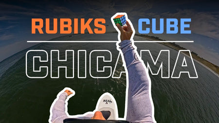 Solving a Rubik's Cube while Foiling the World's LONGEST Wave?!
