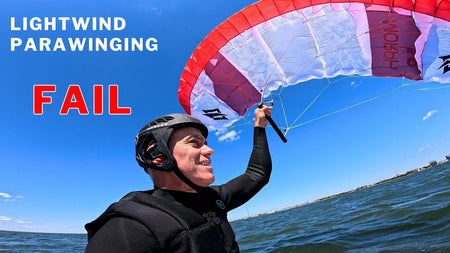 Is Parawinging the Answer for Light Wind? | 5m Parawing Test